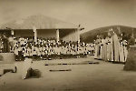 Laying of the chapel foundation stone