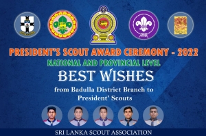 Appointment of Five President’s Scouts from STC Bandarawela