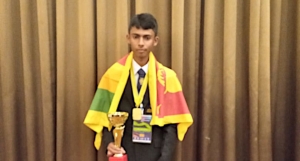 Adeesha Thilakarathne Ranked Island Chess Champion